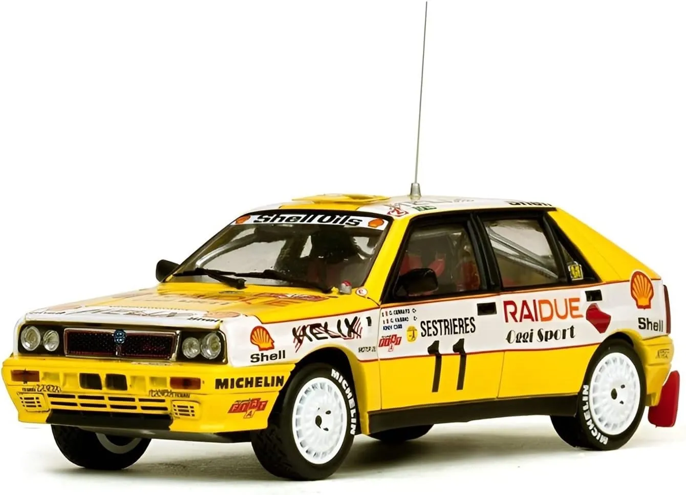 Fit for Lancia Delta appropriate silicon Integrale #11 1 43 Alloy Rally Car Model Decoration Display Toy Festive Deluxe Gift Alloy Resin Car Vehicle Model 
