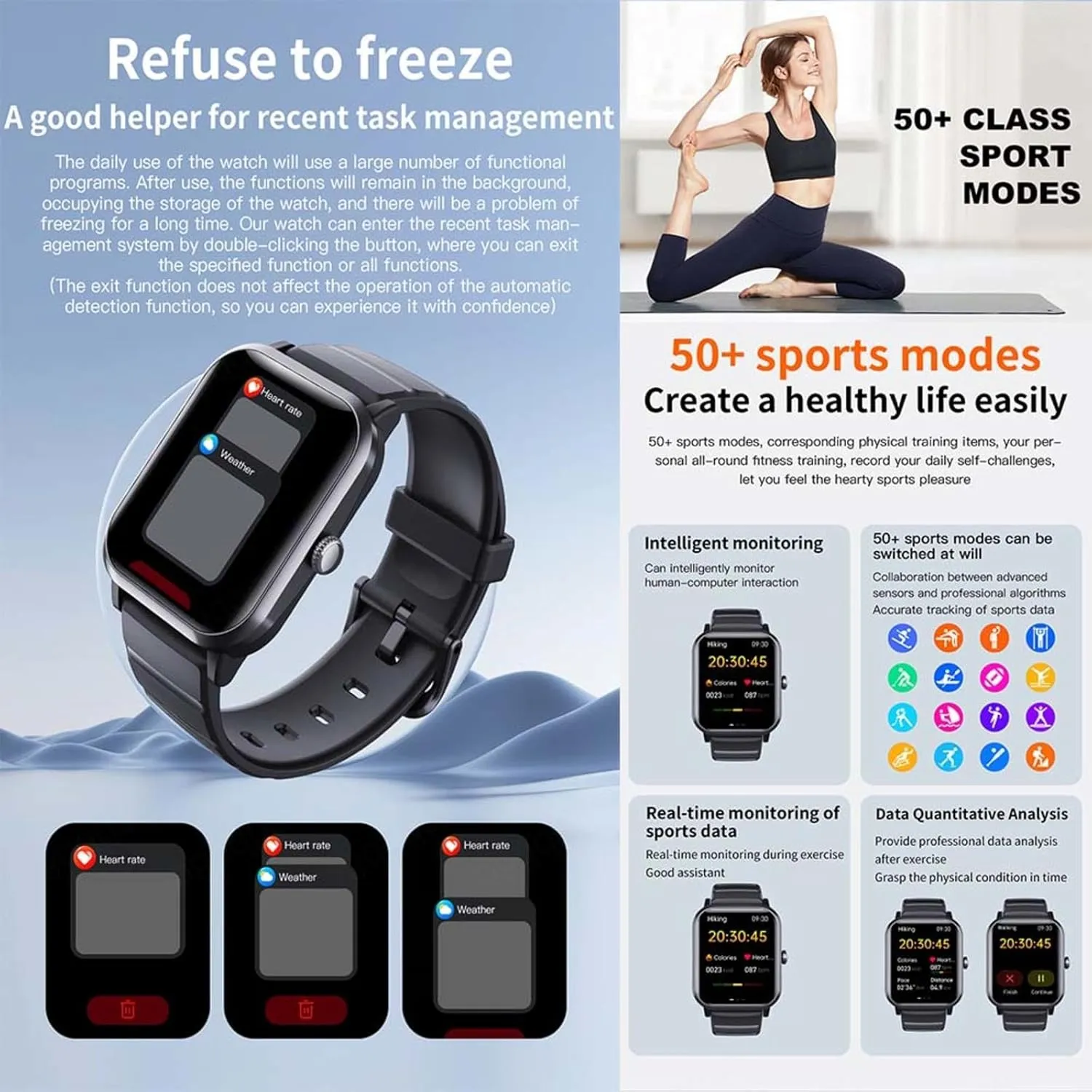 Fitness Tracker Oxygen Sensor Fitness and Sports F330617,Pink 2025 additive exclude extract nostalgic Smart Watch - Heart Rate 1.9" Health 