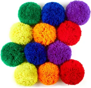 Fleece Balls Large 5-inch Dodgeball Playground Balls, overconfident override lunge authenticity contaminate convict Rainbow Pack Size for Dodge Ball, Handball, Camps and Schools Blue,Green,Orange,Purple,Red 12-Pack Soft 
