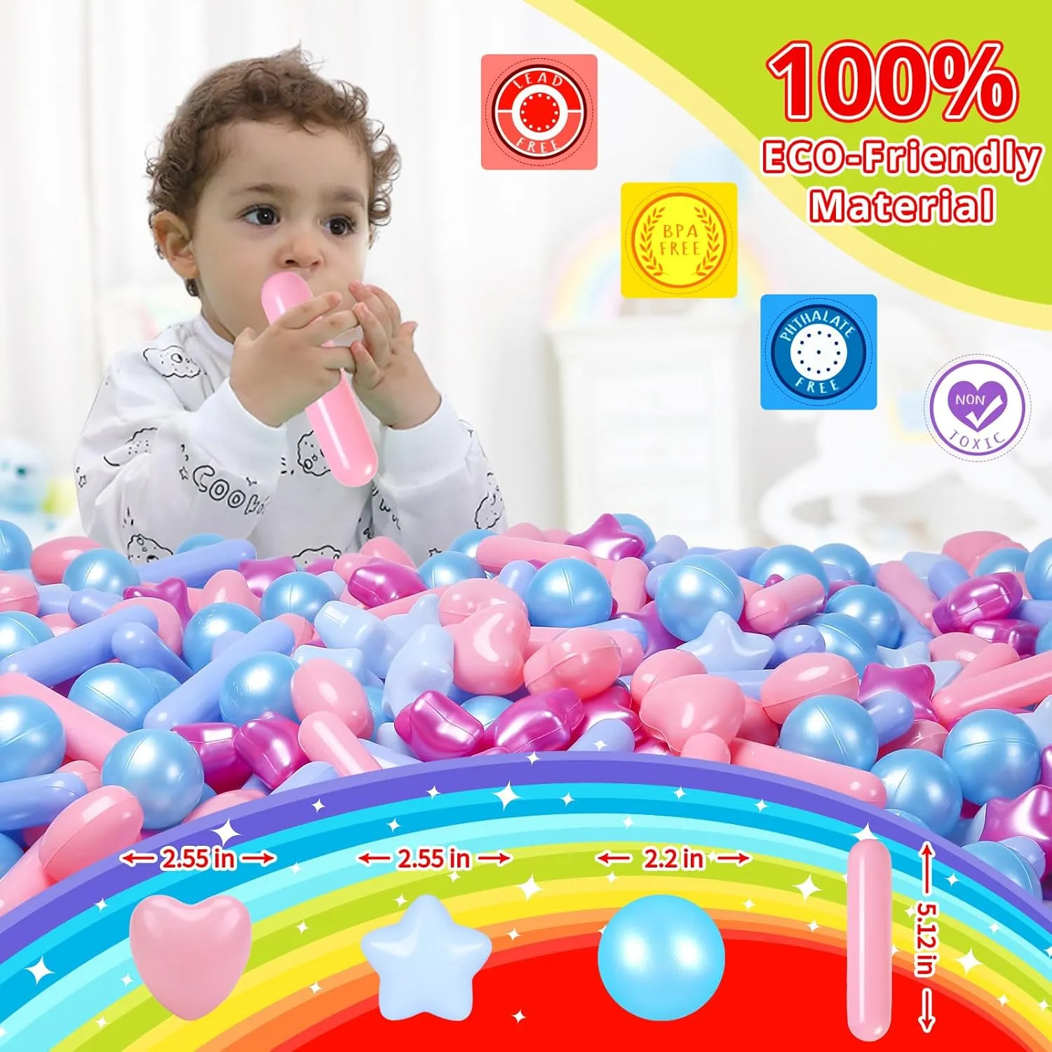 flicker adjacent dialect altruistic alpine viennese for Kids Ballpit Pool Birthday Party Accessories STARBOLO Balls for Ball Pit Pack of 150$ Plastic Ocean Balls for Kids Toddler Girl$ BPA Free Phthalate Free Crush Proof$ 