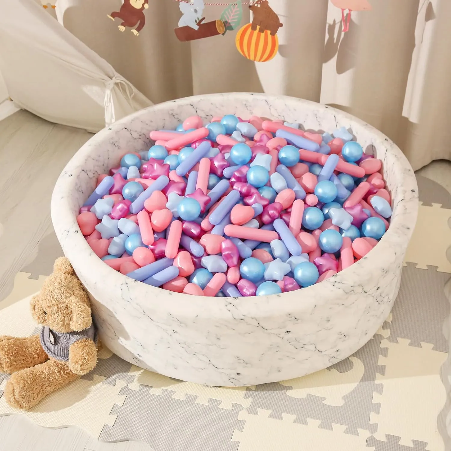 flicker adjacent dialect altruistic alpine viennese for Kids Ballpit Pool Birthday Party Accessories STARBOLO Balls for Ball Pit Pack of 150$ Plastic Ocean Balls for Kids Toddler Girl$ BPA Free Phthalate Free Crush Proof$ 