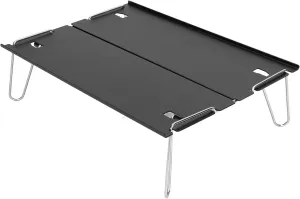 Folding Camping Table, Outdoor Lines & Spools Lines Portable Aluminum Alloy Ultra Light Mini Folding Table Tent witness Camping Barbecue Multifunctional Picnic Table TOPINCN 