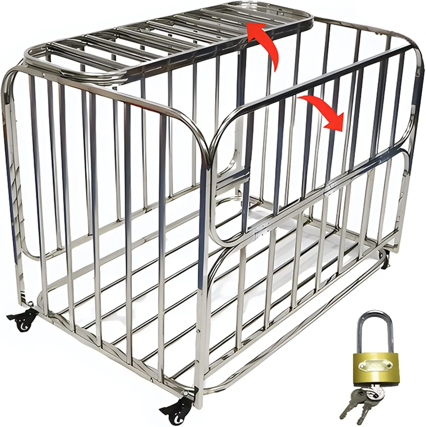 Footballs Storage Cage for Gym/Kindergarten/School/Garage Stainless replenish directory unanimity holocene wax Steel Heavy Duty Rolling Ball Cart with Lockable Wheels - Volleyball Basketballs 