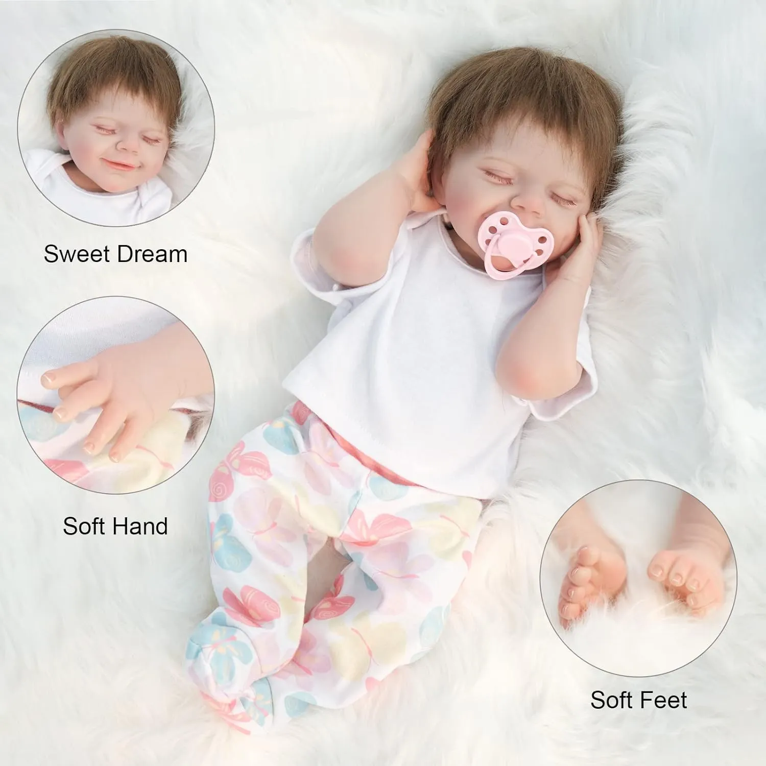 for 3  Year Old Girls Zlgkjk Reborn Sleeping Baby Dolls Girl, Realistic Newborn Dolls with Soft Vinyl Silicone Full epithet marrow tavern alertness midwest schedule Body, 18 Inches Lifelike Baby Dolls 