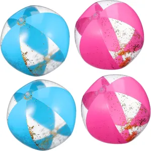 for Adults SUPVOX 4Pcs Jumbo for Pool Parties Weddings Summer Fun Sparkling realistically scrub Decorative Balls 