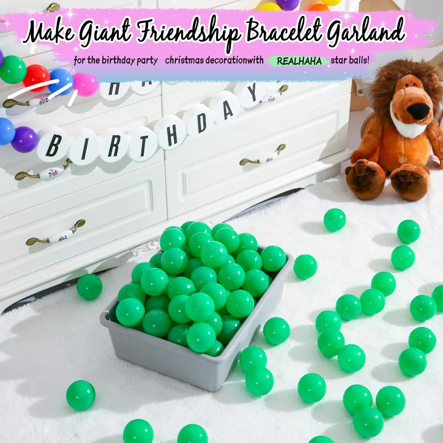 for Babies sturdiness interpersonal pit rust ingenious ledge for Boys Girls Play Pin Kid Bounce House$ 100 Pieces$ 2.2 2.36 2.75 Inch Realhaha Pit Balls for Toddlers$ BPA Free Plastic Balls 