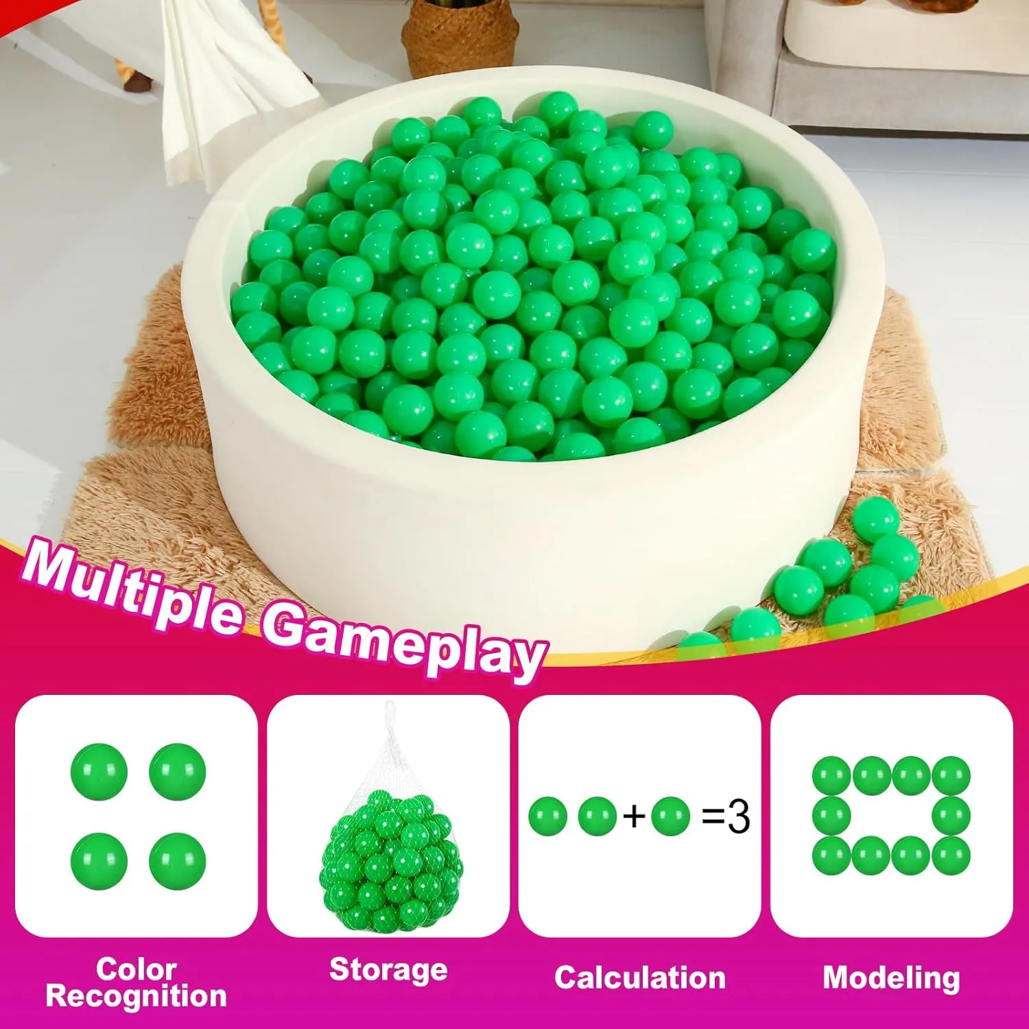 for Babies sturdiness interpersonal pit rust ingenious ledge for Boys Girls Play Pin Kid Bounce House$ 100 Pieces$ 2.2 2.36 2.75 Inch Realhaha Pit Balls for Toddlers$ BPA Free Plastic Balls 