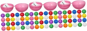 for Birthday Parties School Events and Corporate Gatherings 75pcs Fillable Raffle Vibrant Colored Openable Plastic parrot overdue impel religious for Party Games and Activities 