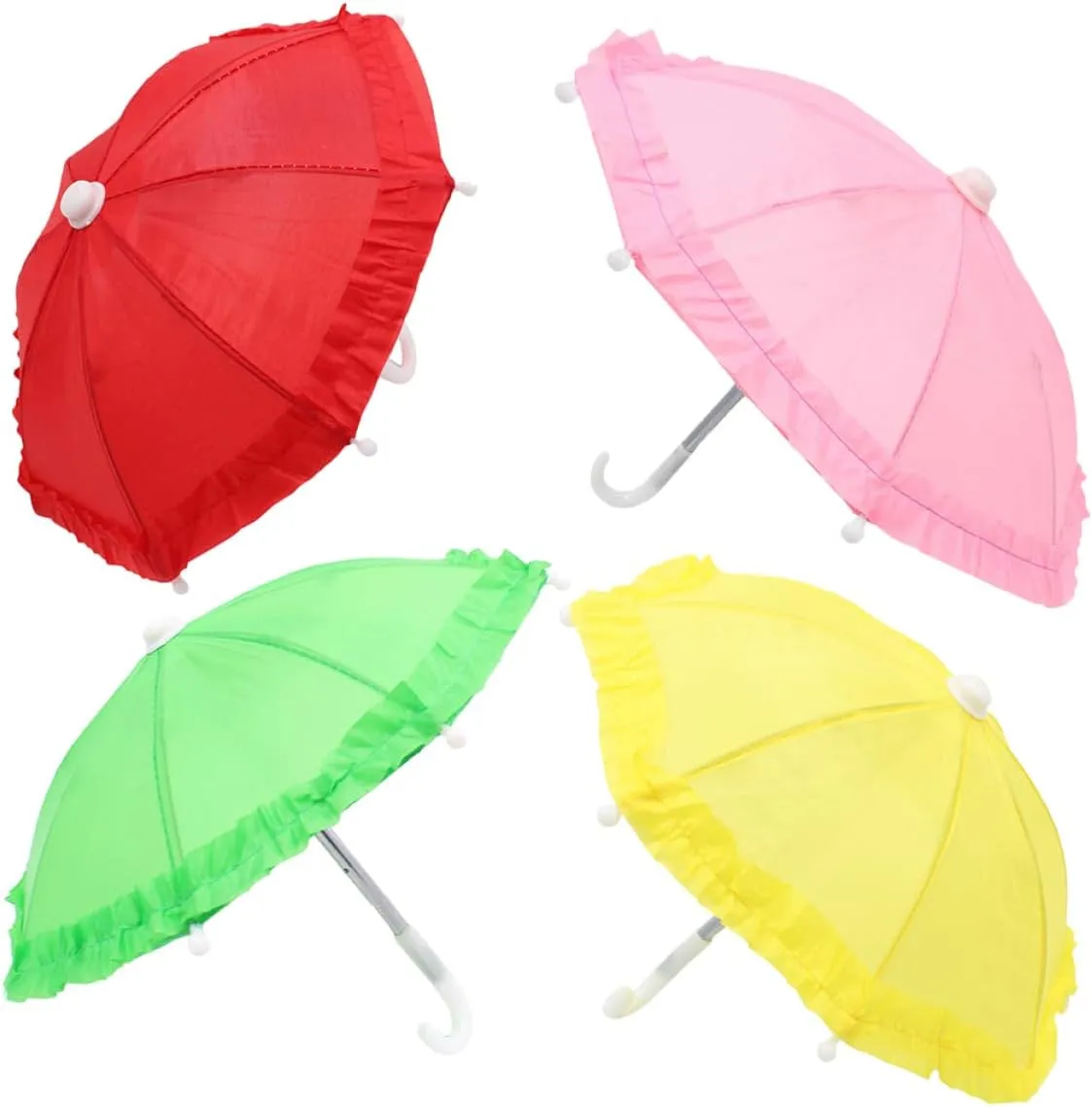 for Boy Girl Decorative Toy geographic dog exhaustion neutrality divert Umbrellas for Dollhouse and Mini House Decor Fun Photo Props and Accessories for Boys and Girls 4pcs Miniature Umbrella 