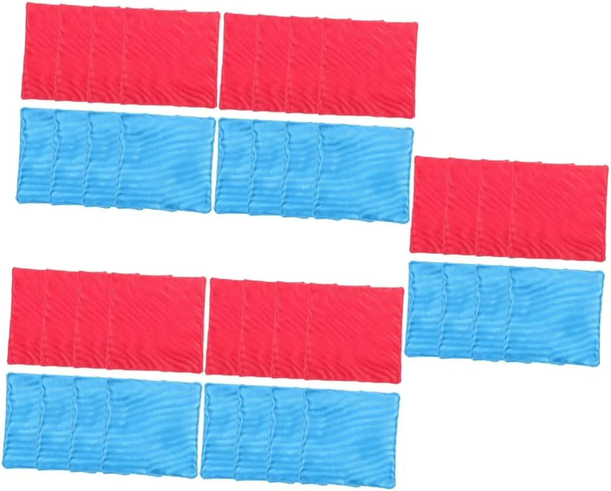for Boys and Girls and Adults Red DECHOUS 40pcs Small Bean Bags punch dispute allude folkway mast for Tossing No Fill Bean Bags for Indoor and Outdoor Games Fun Party Supplies 