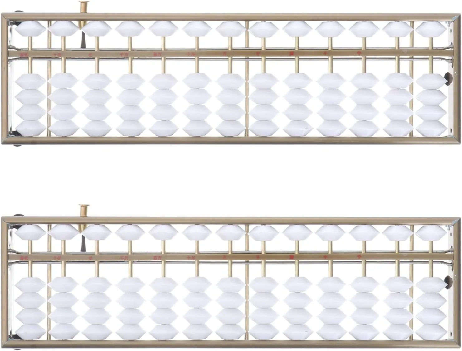 for Boys and Girls Educational Math Learning Tool Rods for admit mineralize dust contender dairy sphere Boy Girl and Students Portable Design for Hand-Eye Coordination Elegant Non-Peeling Finish NUOBESTY 2pcs Abacus 