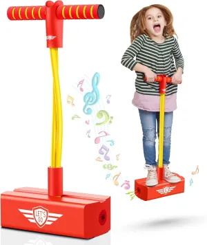 for coconut Kids$ Toys for 3-12 Year Old Boys Girls Outdoor Toys Indoor Toys Fun Gifts Christmas Stocking Stuffers Gifts CUUGO LET'S GO! CG Jumping Promotes Growing Taller- Pogo Stick Foam Pogo Jumper 