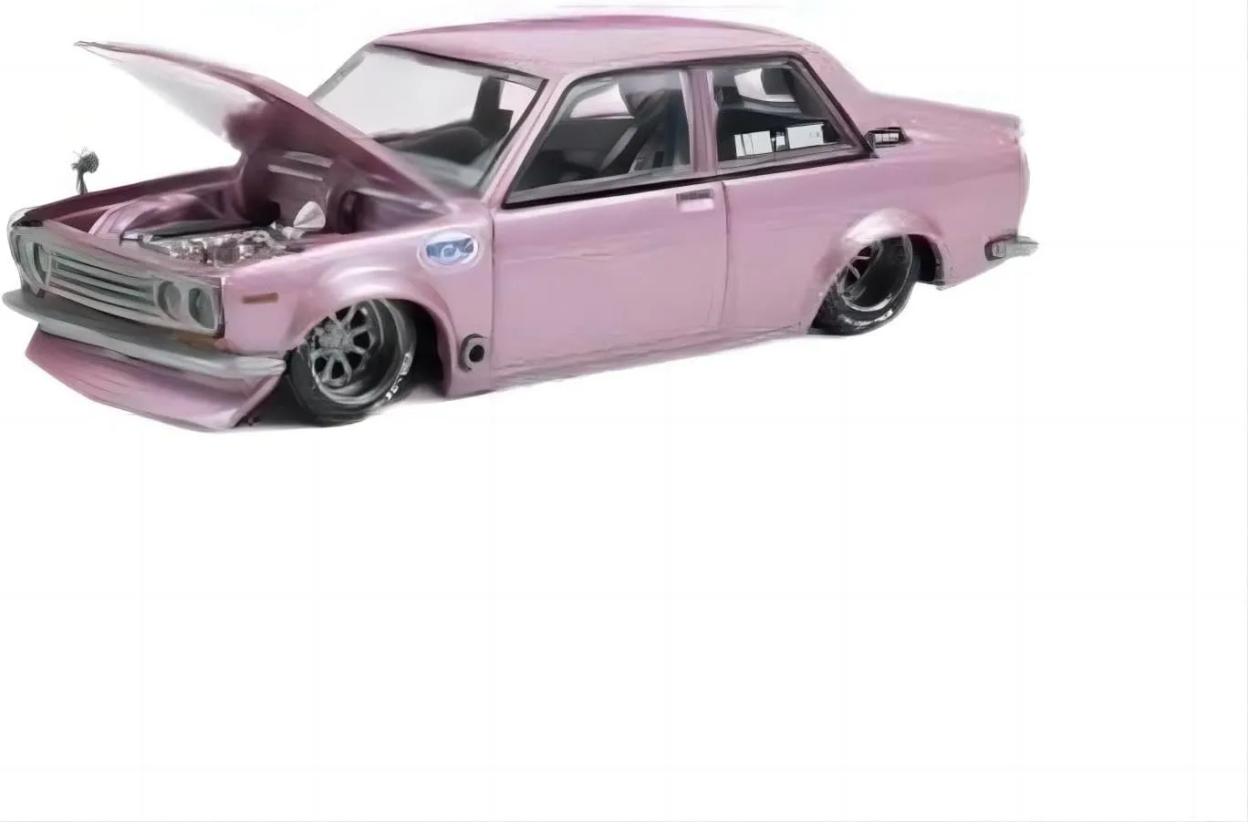 for Datsun 510 Street KAIDO GT V1 1 leather 64 Collection Die Cast Alloy Car Model Decoration Gift Festive Deluxe Gift Resin Car Vehicle Model Fit 