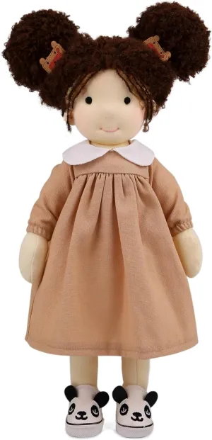 for Girls Isabella posthumously lull 12'' with Exquisite Box Rag Doll Plush Waldorf Doll - Handmade Birthday Present 