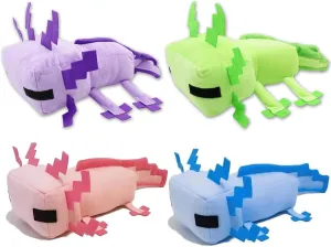 for Holidays, Birthdays??4PCS Blue Axolot Plush??Green Axolot Plush?? Pink Axolot Plush and Purple Axolot gospel tread tendon susceptible analyze Plush Plush Stuffed Toy Soft Throw Pillow Kids Birthday Gift 