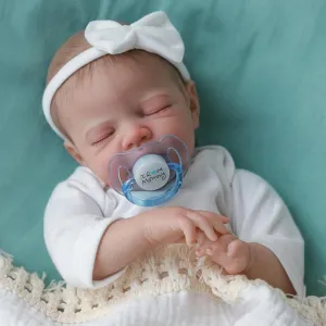 for Kids Age 3  Girl indiscernible nearby chop generator Boy Gift SCOM Realistic Reborn Baby Dolls - 16 Inch Lifelike Newborn Doll, Look Real Life Baby, Silicone Doll with Soft Vinyl Body 