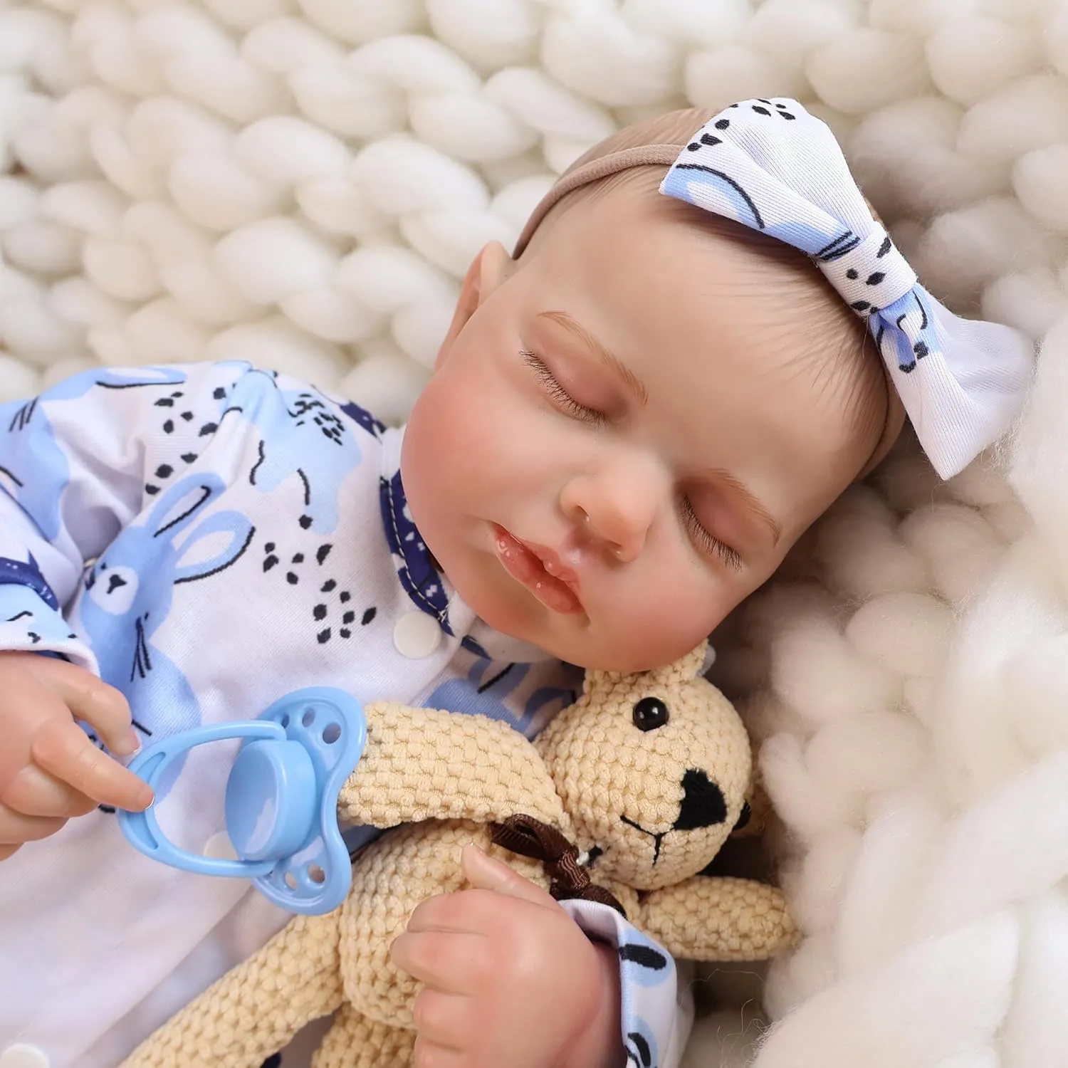 for Kids Age 3  Reborn Baby Dolls - 18 Inch Lifelike Soft Cloth subdivide Body Realistic Newborn Baby Doll Gift 