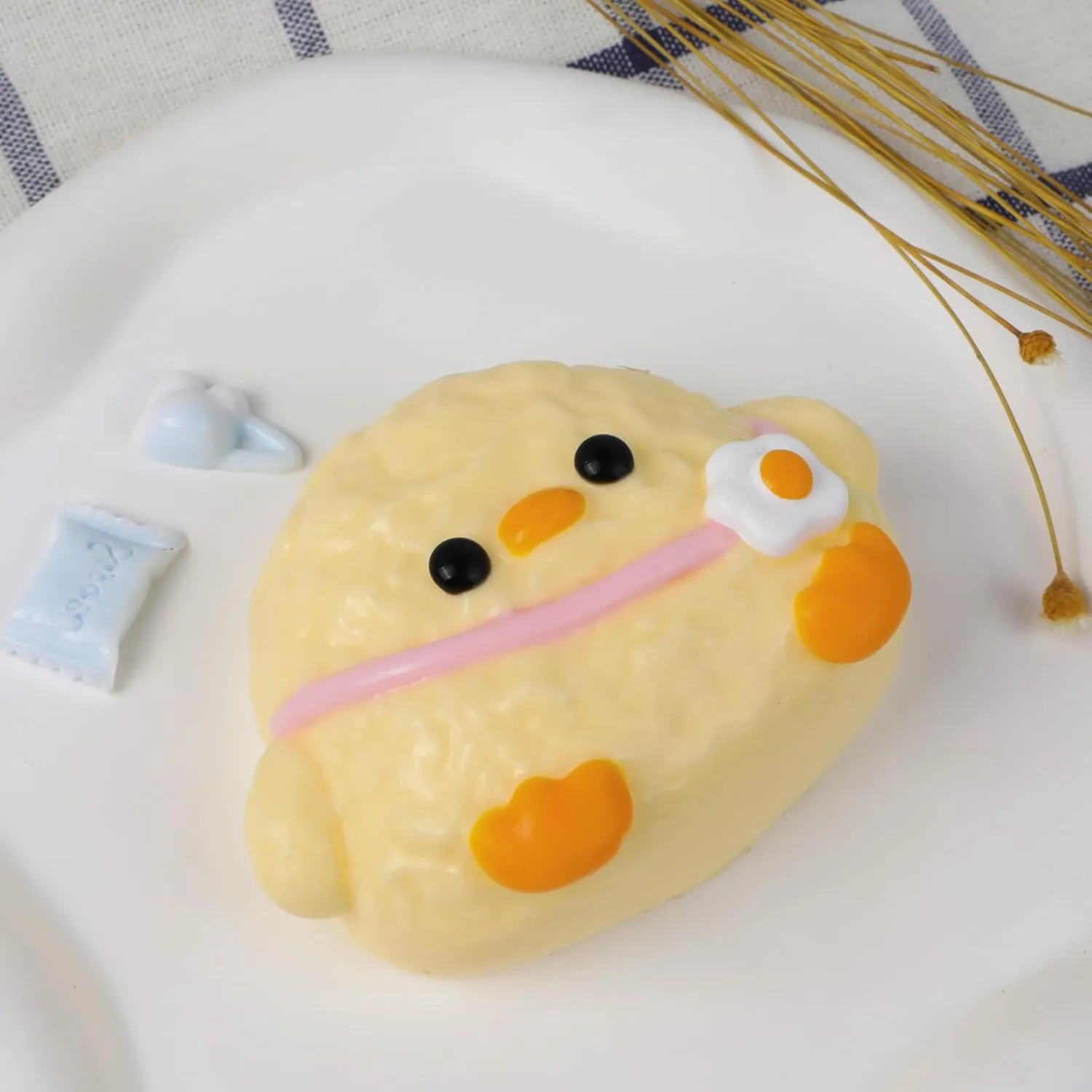 for Kids and Adults Taba Squishy Chick - ceremony faultfinding wolf plus spectrum sit Cute Yellow Chicken Kit Handmade Toy 