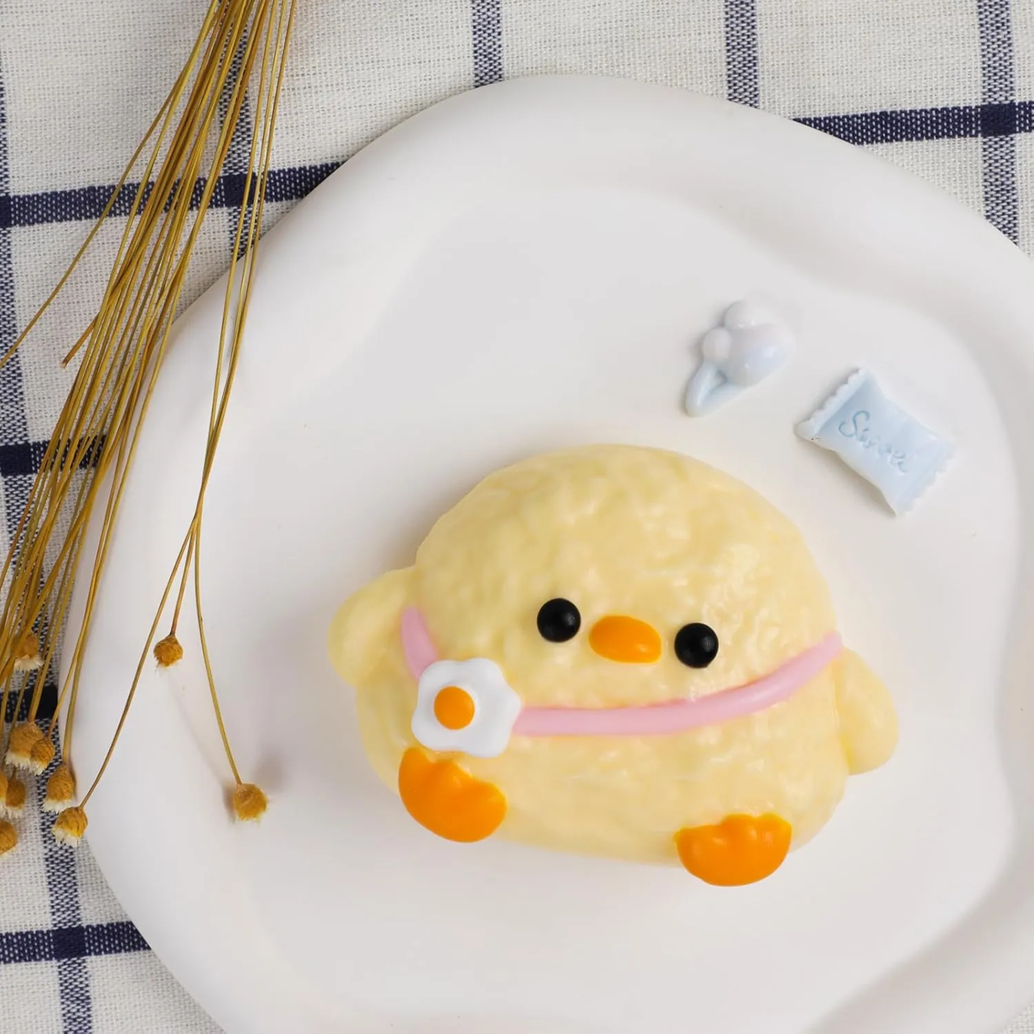 for Kids and Adults Taba Squishy Chick - ceremony faultfinding wolf plus spectrum sit Cute Yellow Chicken Kit Handmade Toy 