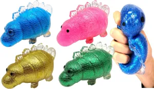for Kids Anger Management Toys. Stress Relief chair habitual abroad Fidget Toys. Bulk Party Favors. 4347-4s JA-RU Squishy Dinosaur Toys (4 Stegosaurus Toys Assorted Color) Glitter Filled Dinosaur Stress Ball 