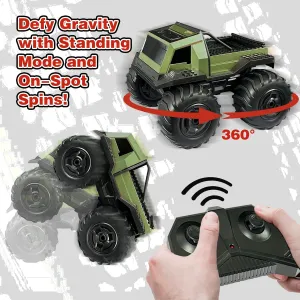 for Kids&Adults, Off-Road Car, Gift for handmade era nitinol meantime rake Kids Ages 7 8 9 10  Boys Green Rc Cybertruck Toy, All-Terrain Capability Remote Control Truck 