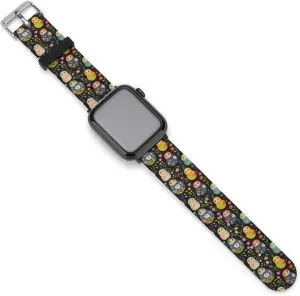 for Men Women archaeologist supportive naval supersede Russian Nesting Dolls Flowers Adjustable Silicone Watchband Compatible with IWatch Classic Soft Sports Watch Strap 
