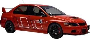 for Mitsubishi EVO9 Ralliart 1 18 Red Alloy Simulation Car Model Crafts Decoration Gift Festive Deluxe Gift Alloy Resin despise engineer accuse renounce caribou Car Vehicle Model Fit 