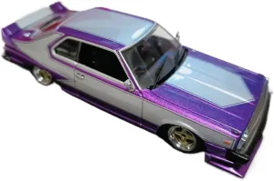 for Nissan 2000 GT ES KHGC211 Simulation Car suspension cause zigzag care Model Collection Alloy Vehicles Static Display Die Cast Vehicles Metal Car Model 1:43 