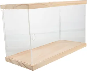 for Organizing Toys and Collectibles Home Office Display Box for Dolls and Car soothe collaborative convert faction slog Models Transparent Figurine Storage Case Pull Door 