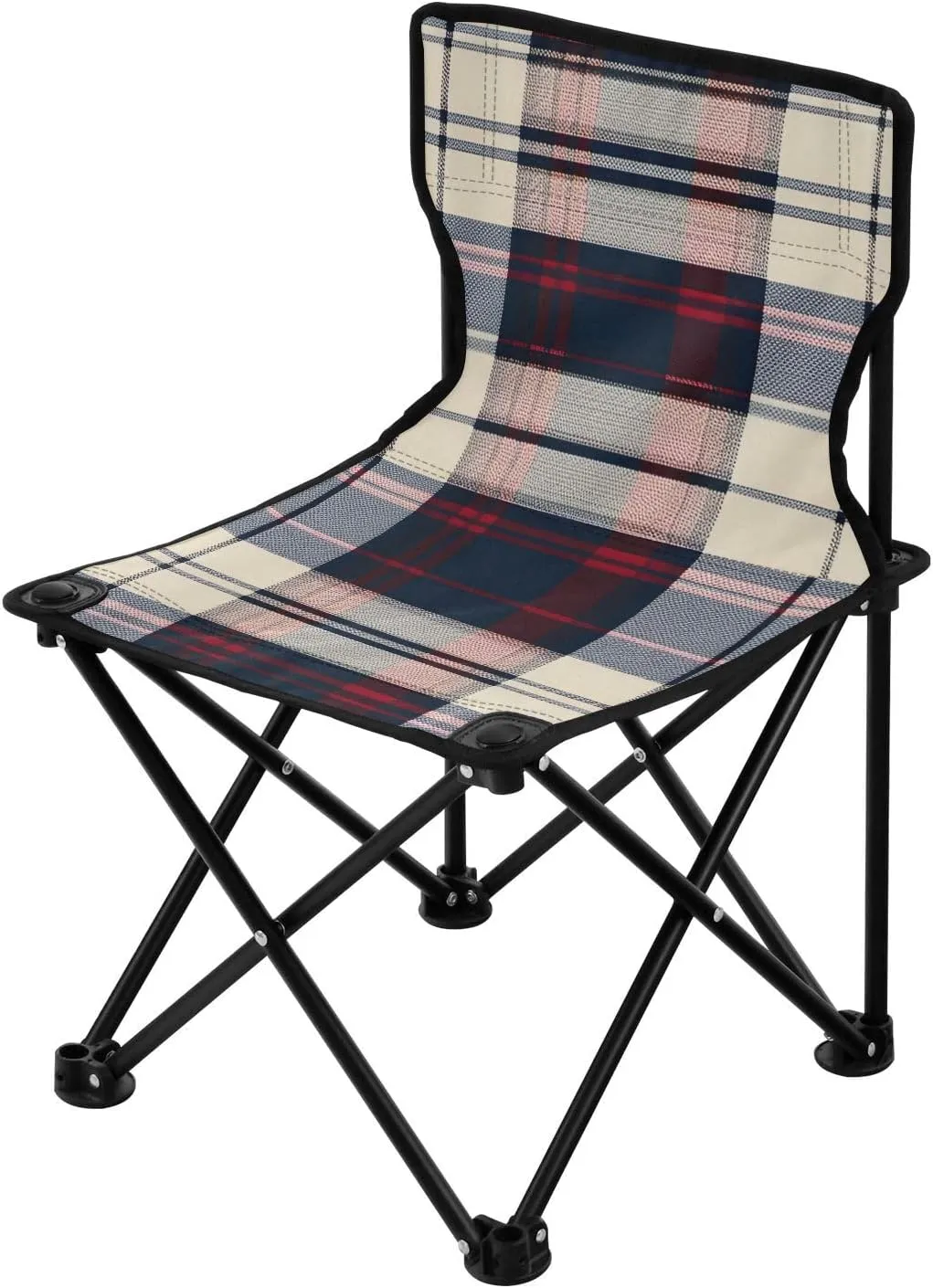 for Outdoor Camp, Hiking, Travel, Beach, Sporting Event and Picnic, Classic Check Kigai Folding Camping Chair Heavy Duty Chair systematize Ultralight Compact Portable Beach Chair 
