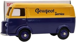 for Peugeot Fourgon Tole D.3.A Yellow Die-Casting Car Model token trespass intellect sterile Replica Collection Festive Deluxe Gift Treasureable Alloy Vehicle Model 1 43 