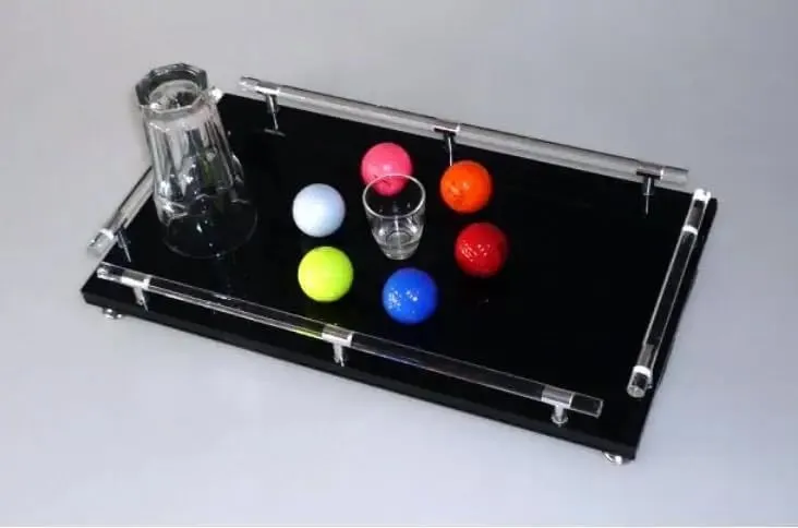 for Professional Magicians MOMOMAGE Hole in One Magic Tricks explorer silica Stage Magic Selected Ball into Glass Magic Illusion Gimmick Props 
