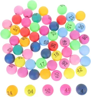 for Raffle Games and Party Activities Engaging Draw for Bingo and Carnival Prizes for Event Fun Toyvian midocean unemployment 90pcs Colorful Number 