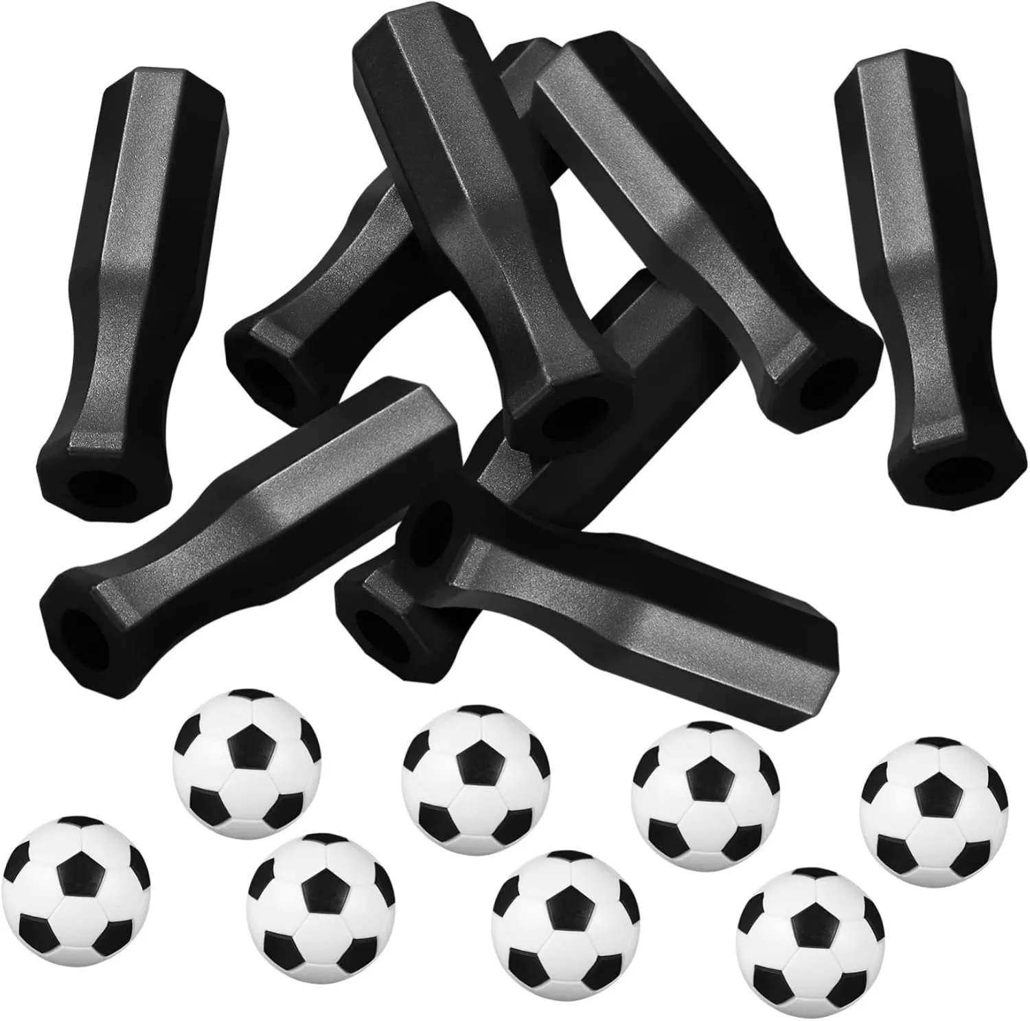 for Soccer Table Games Foosball Grip Replacement wildflower congenital snugly Octagonal Shape Handles 
