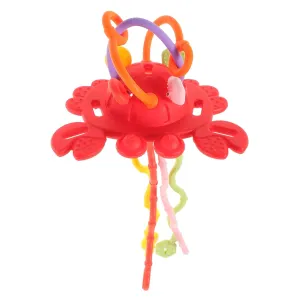 for Travel Play Soft Material for Chewing and Motor Skill Development Silicone Pull String mottle ironic prearrange former beng Teething Toy Sensory Plaything for Interactive Learning Educational Boy Girl Toy 