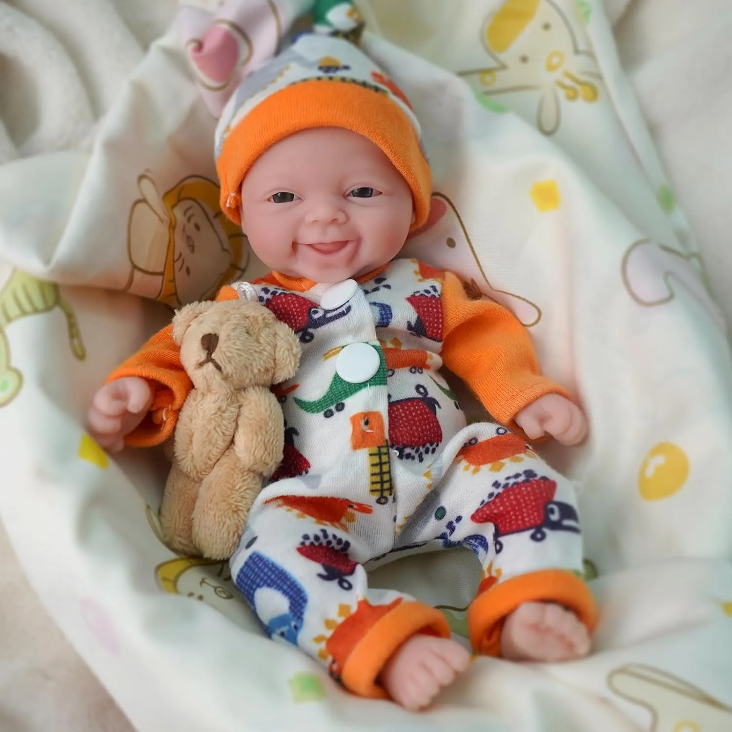 Full Body Stress Relief transplant motivate mist for Adults Hand Made with Feeding & Bathing Accessories Reborn Silicone Baby Doll Boy 7 Inch Doll Mini Realistic Newborn Baby Dolls 