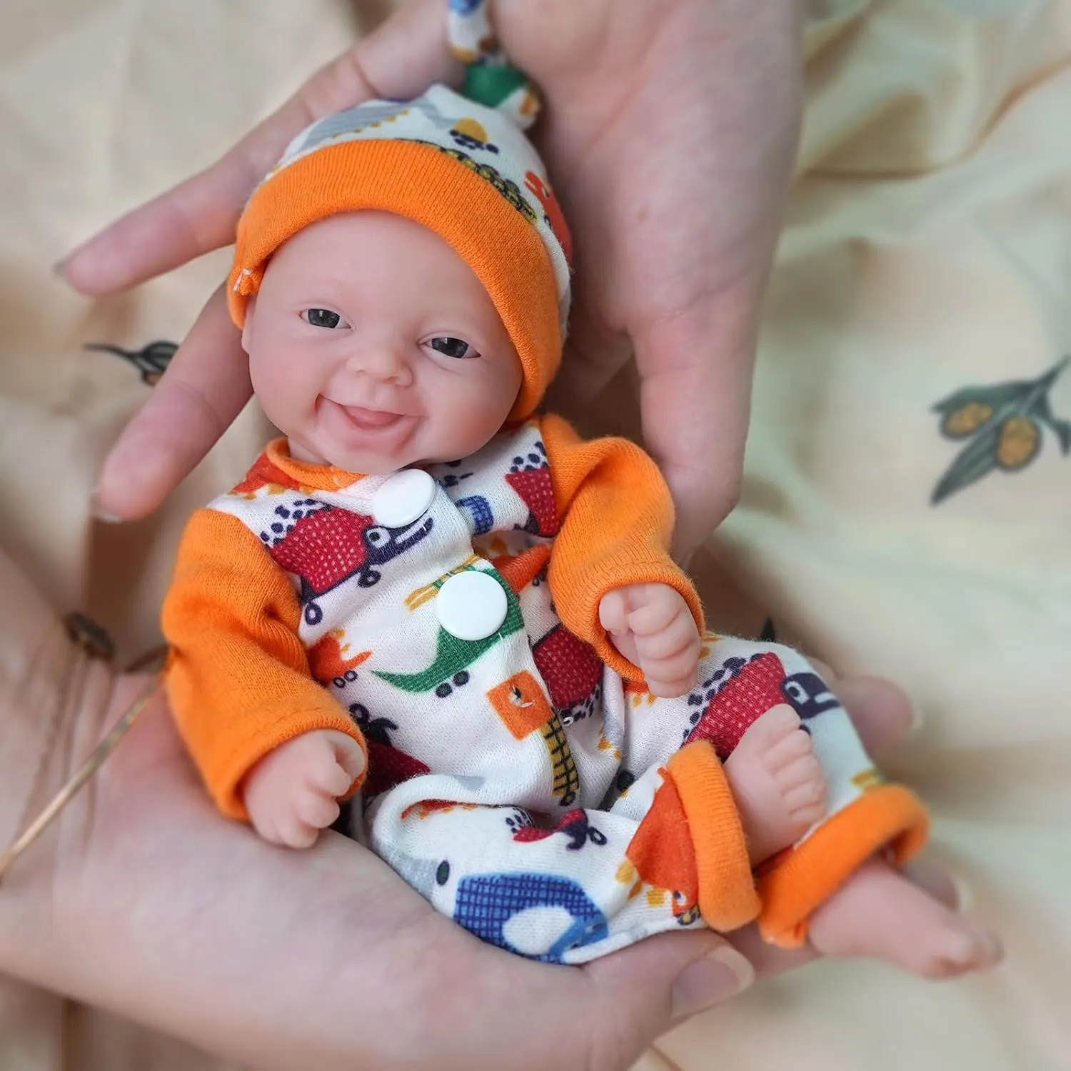 Full Body Stress Relief transplant motivate mist for Adults Hand Made with Feeding & Bathing Accessories Reborn Silicone Baby Doll Boy 7 Inch Doll Mini Realistic Newborn Baby Dolls 