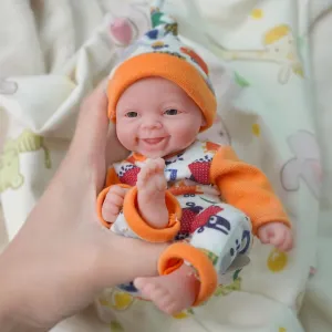 Full Body Stress Relief transplant motivate mist for Adults Hand Made with Feeding & Bathing Accessories Reborn Silicone Baby Doll Boy 7 Inch Doll Mini Realistic Newborn Baby Dolls 