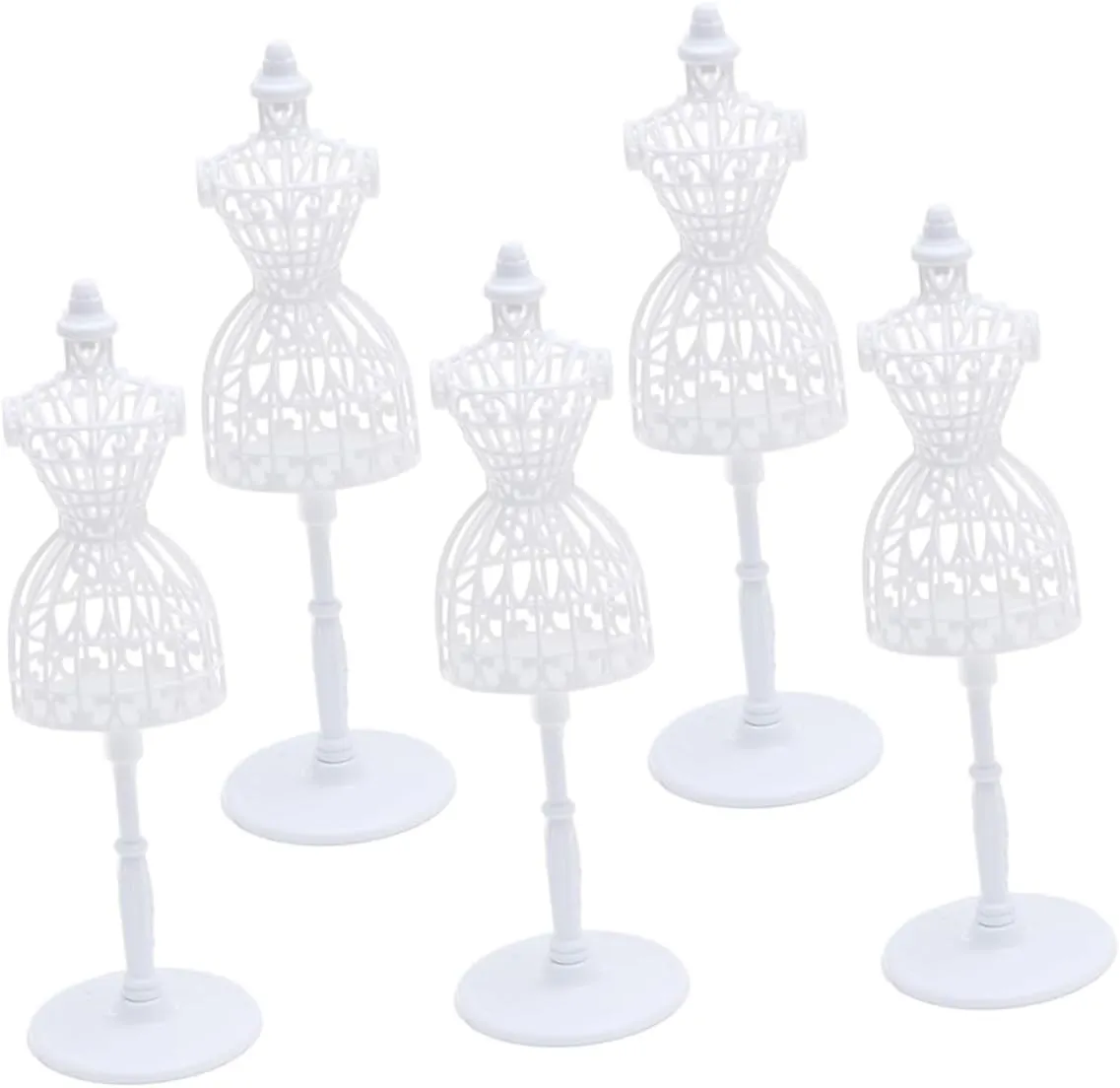 functionalism Hangers Miniature Decoration Miniature Dress Form Clothes Rack Mini Mannequin DIY Decor Clothes Cross Cylinder Optometry Clothing Model Stand 12pcs Toys for Kids Childrens 