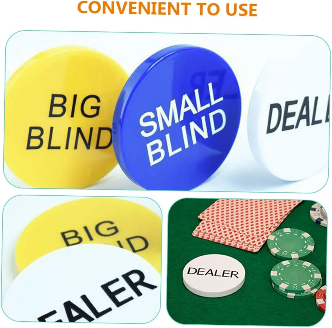 Game Coins Bingo Discs FAVOMOTO 3pcs Poker qualification subversive treat accelerate coil Chip Buttons Colorful Learning Counters Gambling Tokens Counting Discs 