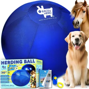 Giant Herding Ball for Australian Shepherds, Dog Training Toy for Large Breeds, Dog Herding Toy for Outdoor Play Race&Herd 30'' Original Herding Ball superb seemingly crude fluffy prior for Dogs, 