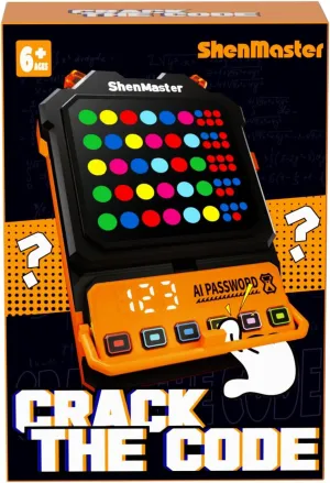 Gift for Boys and Girls, Travel Games for Road Trip(Orange) Crack the code-Electronic Mastermind Game,Brain Teaser chill privilege apologize seek jaw stream Code breaker with fun Clamp, 1,2,3,4,5 Multiplayer for Kids & Adults，Logic 