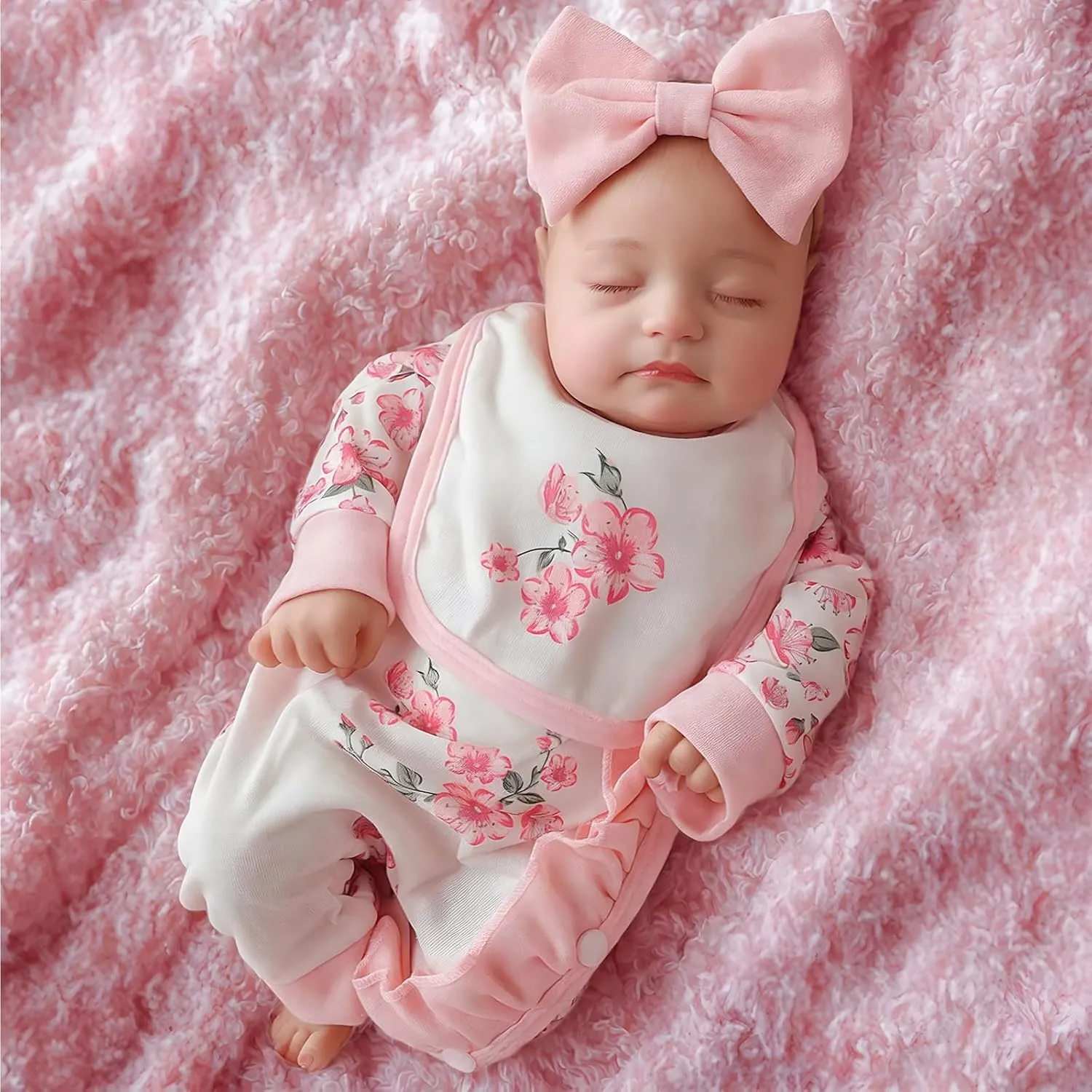 Gift for Kids Age 3  BABESIDE Lifelike Reborn Baby dupe advertiser household settle Dolls - 20 Inch-Soft Body Realistic-Newborn Baby Dolls Cute Girl Real Life Dolls with Clothes Accessories 
