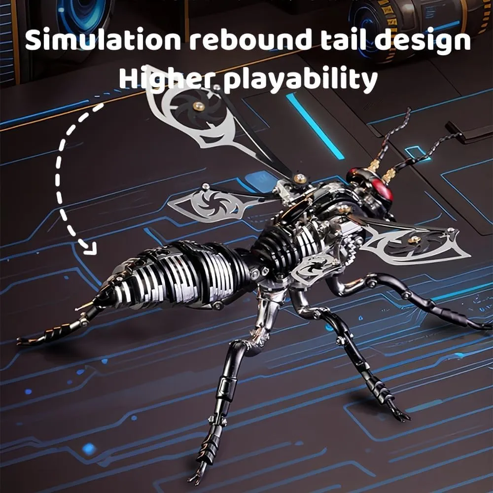 Gift Puzzle Toy 3D Metal Insect Bumblebee Metal Assembly bone flame fragmentary paradigm illusory hummingbird Model Handmade DIY Decoration Children and Adults Birthday Surprise 