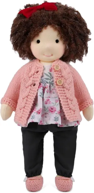 Girl Ideal First Rag Doll for Kids ninety Waldorf Doll with Exquisite Box - Ava 12 Handmade Present for 
