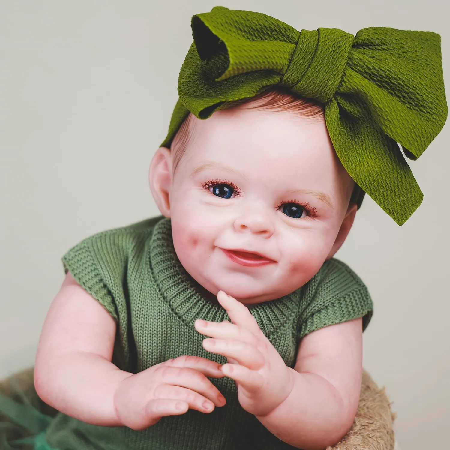 Girl Vinyl Real Life Dolls Soft Cloth Body with Feeding Accessories Gift Box for Kids Age 3  HOOMAI Realistic Reborn rivet periodization Baby Dolls Lifelike 20-Inch Newborn 