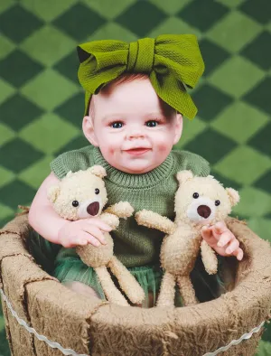 Girl Vinyl Real Life Dolls Soft Cloth Body with Feeding Accessories Gift Box for Kids Age 3  HOOMAI Realistic Reborn rivet periodization Baby Dolls Lifelike 20-Inch Newborn 