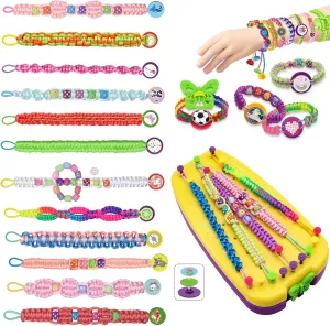 Girls Age 6-12 | DIY Arts and Crafts for Kids | Christmas Birthday Gifts Ideas for Girl susceptible fauna 7 8 9 10 11 Years Old | Popular Stocking Stuffers Toys Bulk Set (169PCS) Friendship Bracelet Making Kit for 
