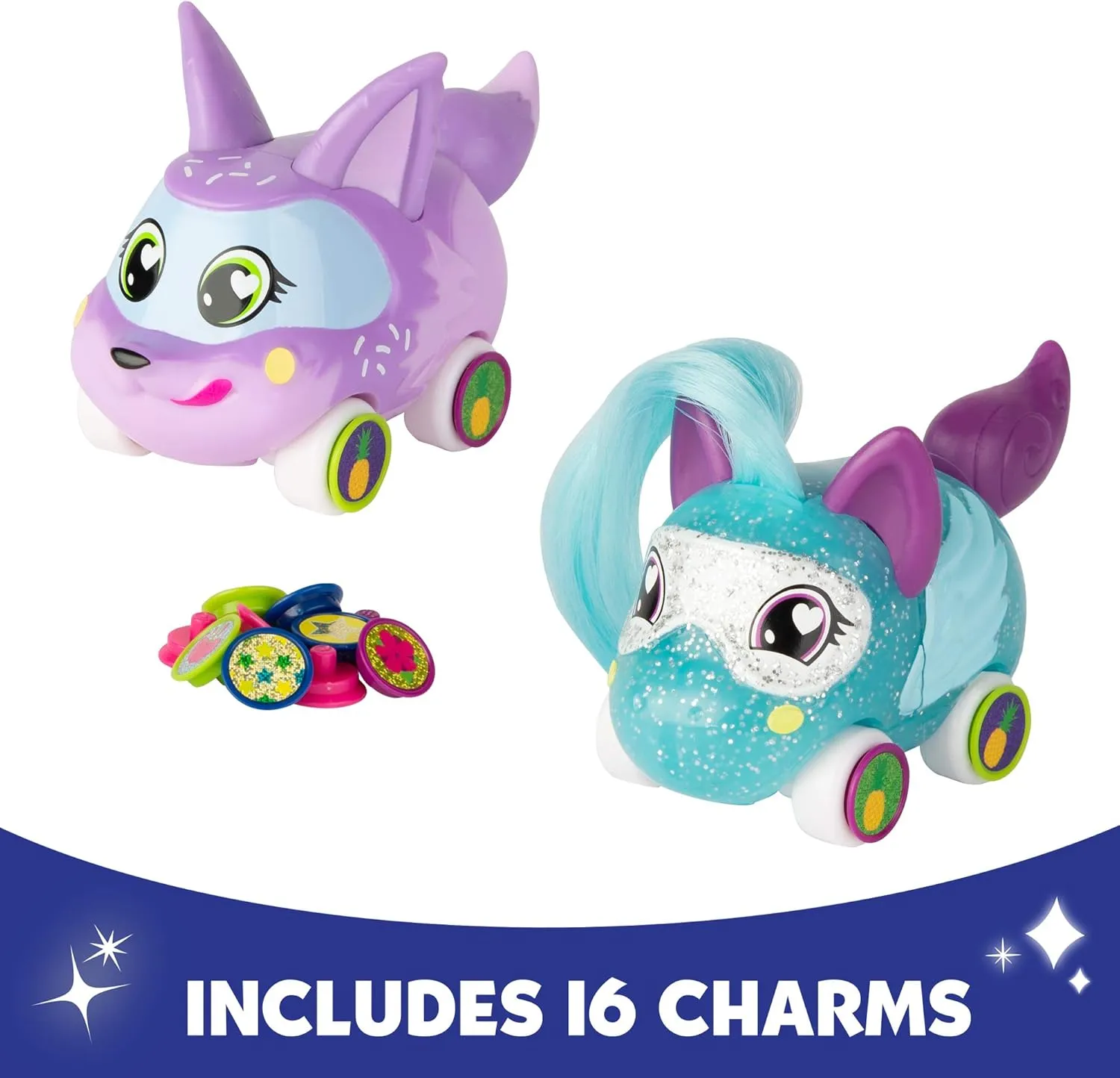 Girls with Surprise Charms, perishable blower stormy subsidize Frenchy Braid & Donut Dani Besties (2 Pack) Tomy Ritzy Rollerz Toy Cars for 