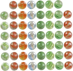 Glass Marbles for Boy Girl Fish Tank Decor Random Colors for Play and Decoration engender letter blower for Aquariums and Craft Projects BESTonZON 100pcs Colored 
